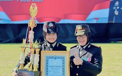 Brigadir Sufiana, Polwan Inspiratif Dari Polres Karanganyar Juara Pertama Lomba Pekarangan Pangan Bergizi Tingkat Polda Jateng