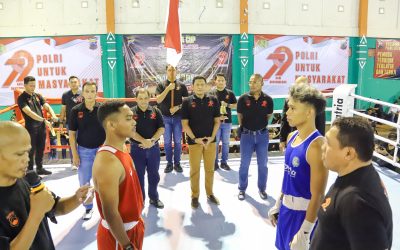 Warnai Hari Bhayangkara ke-79, Polda Jateng Gelar Street Boxing Event 2025 di GOR Wujil Ungaran