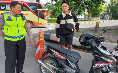Polsek Semarang Barat Gelar Operasi Patuh Candi 2025, 57 Pelanggaran Terekam ETLE