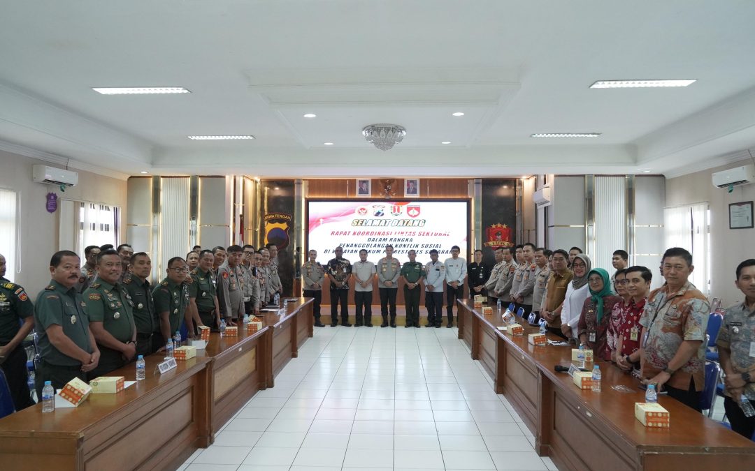 Rakor Lintas Sektoral di Polrestabes Semarang Bahas Strategi Penanggulangan Konflik Sosial dan Kenakalan Remaja
